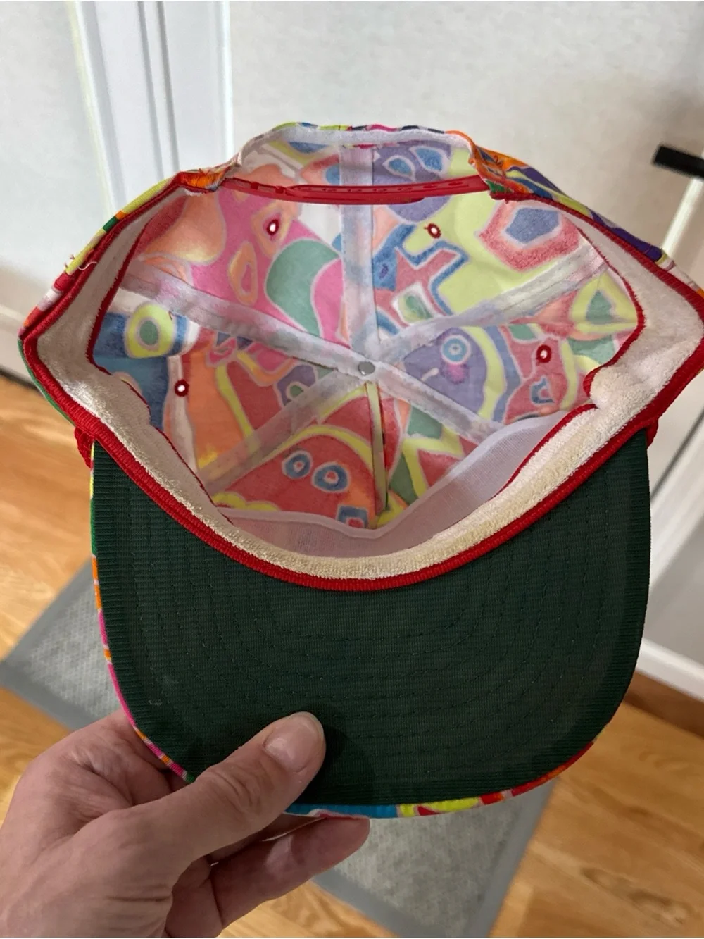 Vintage Raver Funky Rope Snapback Hat Hippy Colorful Cap 80s Country Meats